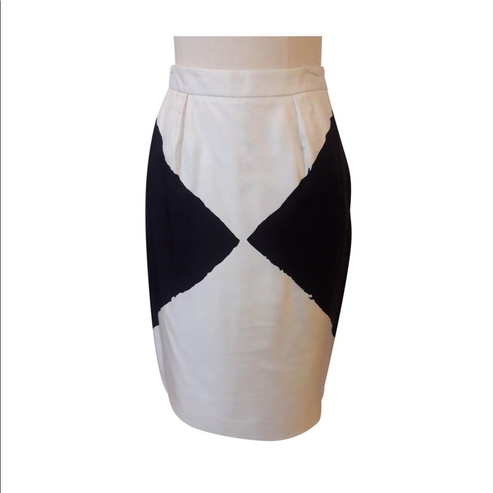 Yves Saint Laurent Silk Pencil Skirt